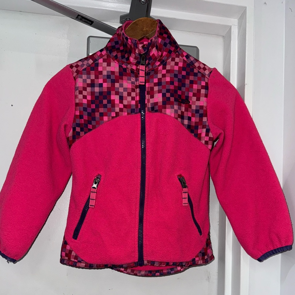 Champions Girl Pink Checkered Jacket